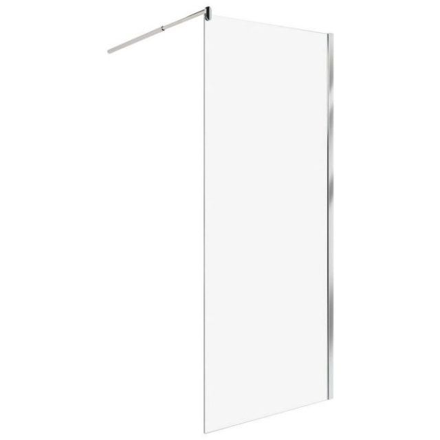 Duschskärm Ahaus Transparent/Silver, 80x80x190 cm