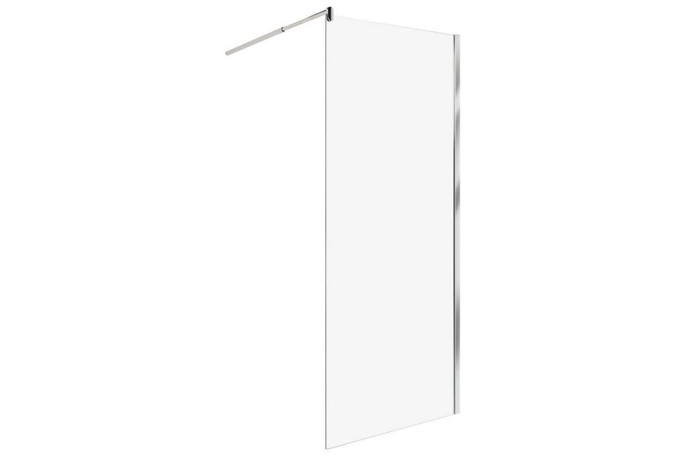 Duschskärm Ahaus Transparent/Silver, 80x80x190 cm