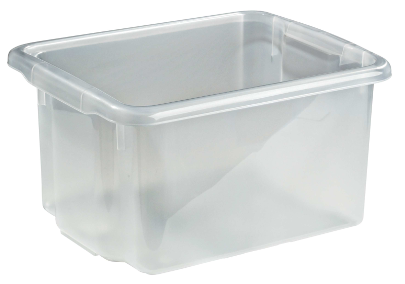 FÖRVARINGSBOX NORDISKA PLAST 23L TRANSPARENT 410X330X225MM