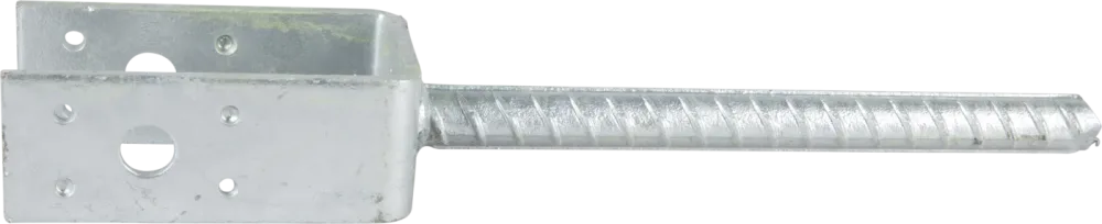 ESSVE 951630 Stolpsko 4 mm, typ U, förzinkad 100 x 90 x 137,5/200 mm