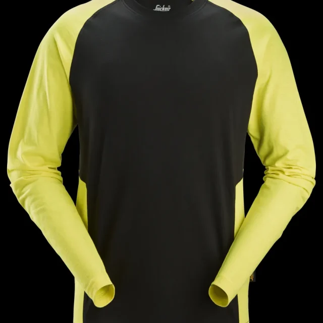 Snickers Workwear 2450-0467 T-shirt svart/neongul Svart/neongul