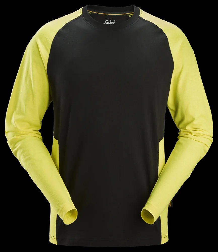 Snickers Workwear 2450-0467 T-shirt svart/neongul Svart/neongul