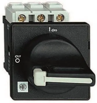 Schneider Electric VBD2 Huvudbrytare svart, enhålsmontage Ø22,5 cm 40A